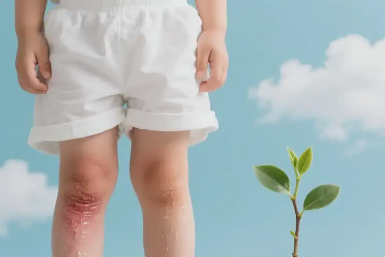 少兒大腿出現(xiàn)濕疹可以徹底自愈嗎(圖2)