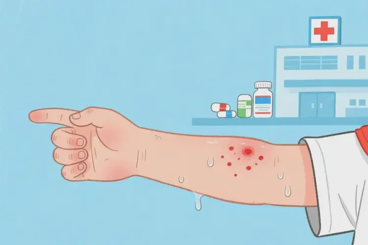 小學(xué)生手臂容易起濕疹不管它會(huì)自己好嗎(圖3)