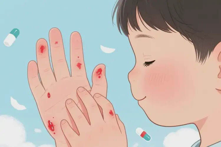 孩子手上偶爾起濕疹可不可以徹底自愈(圖4)