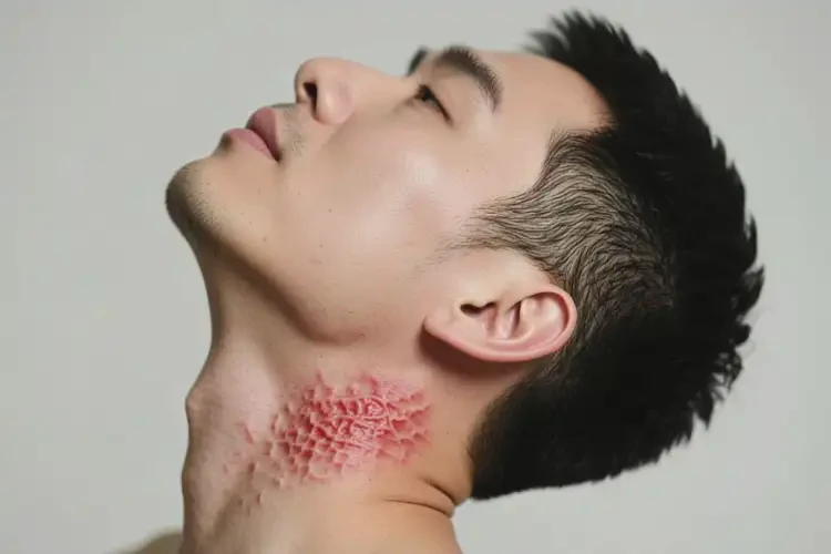 男性脖子出濕疹不管它會自己痊愈嗎(圖2)