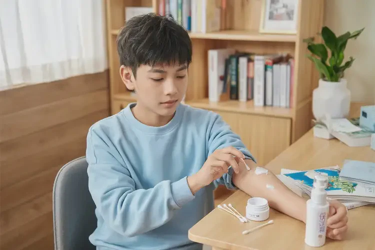 中學生手臂有濕疹能夠徹底治愈嗎(圖2)