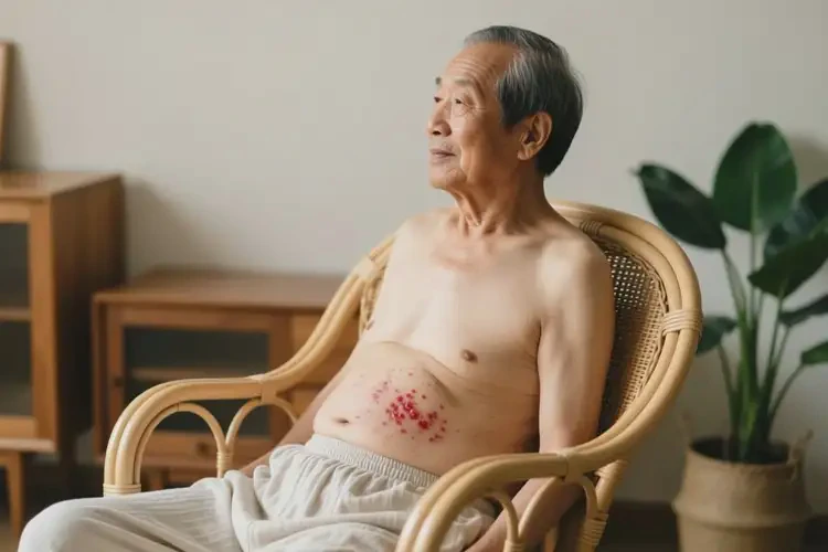 老年人肚子上起濕疹可以徹底自愈嗎(圖4)