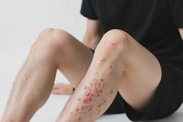 男生大腿出現(xiàn)濕疹能夠徹底治愈嗎(圖4)