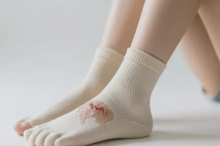 女生腳上容易長濕疹不管它會(huì)自己痊愈嗎(圖1)