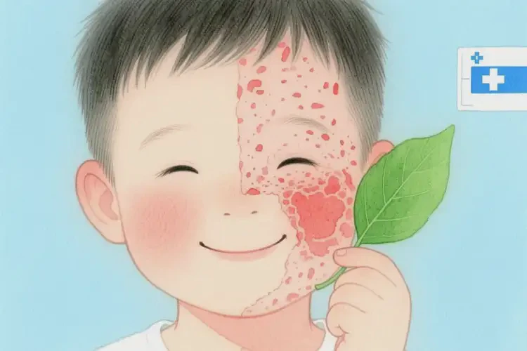 小學(xué)生面部出濕疹能夠徹底治愈嗎(圖4)