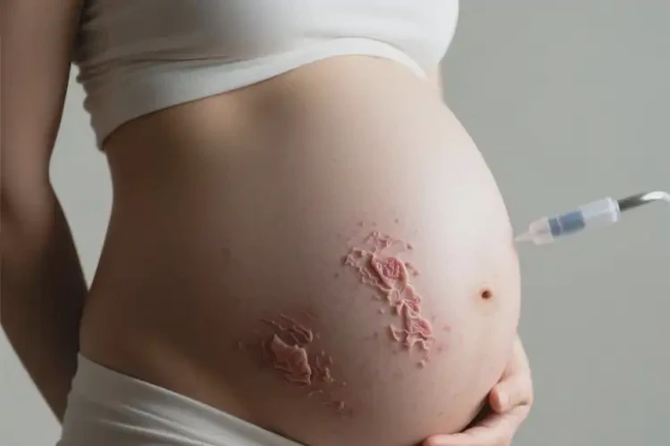 產(chǎn)婦肚子上出現(xiàn)濕疹能靠自己自愈嗎(圖1)