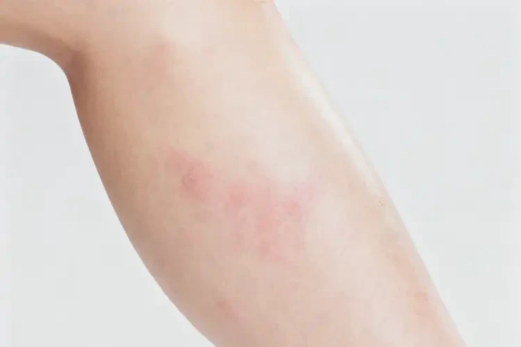 女性小腿上偶爾起濕疹不管它會(huì)自己痊愈嗎(圖3)