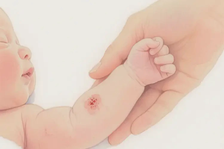 新生兒手臂偶爾長(zhǎng)濕疹能徹底自愈嗎(圖3)