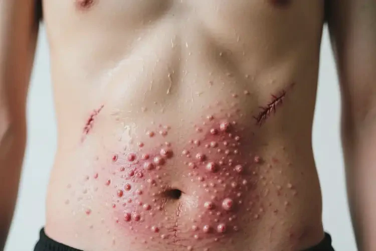 青年人肚子偶爾起濕疹能徹底自愈嗎(圖3)