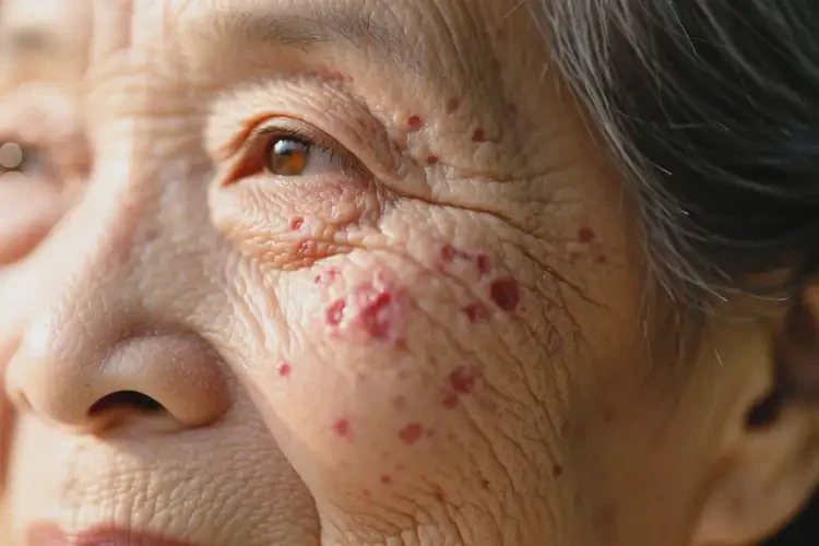 老年人臉上偶爾起濕疹不管它會(huì)自己自愈嗎(圖4)