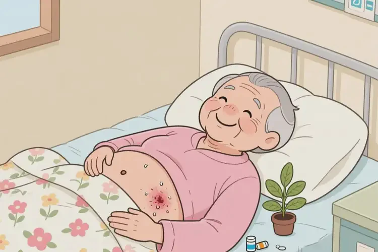 高齡老人肚子上有濕疹不管它會自己自愈嗎(圖3)