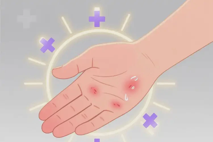 青年人手上長濕疹能徹底自愈嗎(圖1)