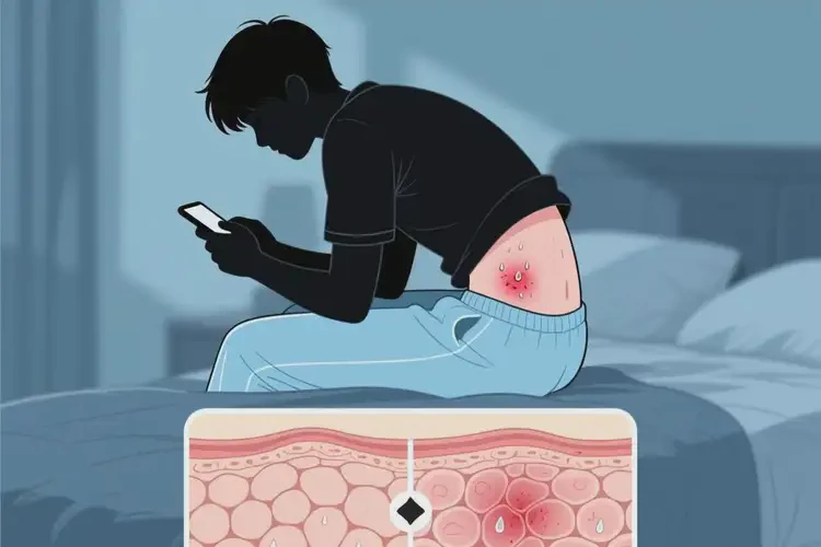 大学生屁股经常起湿疹不管它会自己好吗(图2)