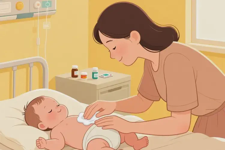 嬰兒肛周經(jīng)常長濕疹不管它會自己好嗎(圖1)