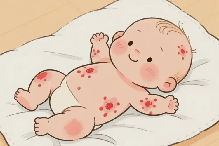 嬰兒身上經(jīng)常起濕疹不管它會自己痊愈嗎(圖3)
