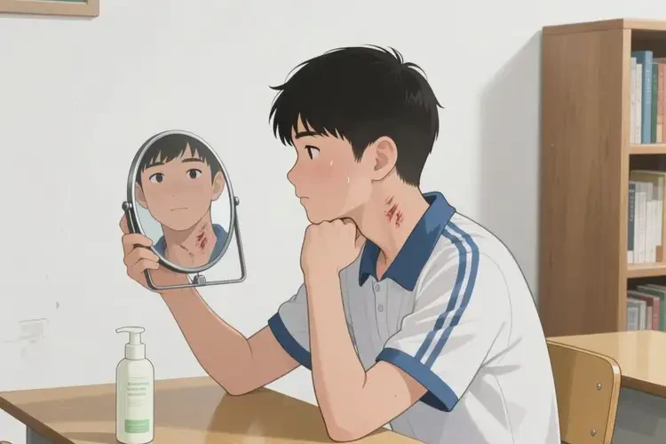 中學(xué)生脖子上起濕疹能夠徹底治愈嗎(圖3)