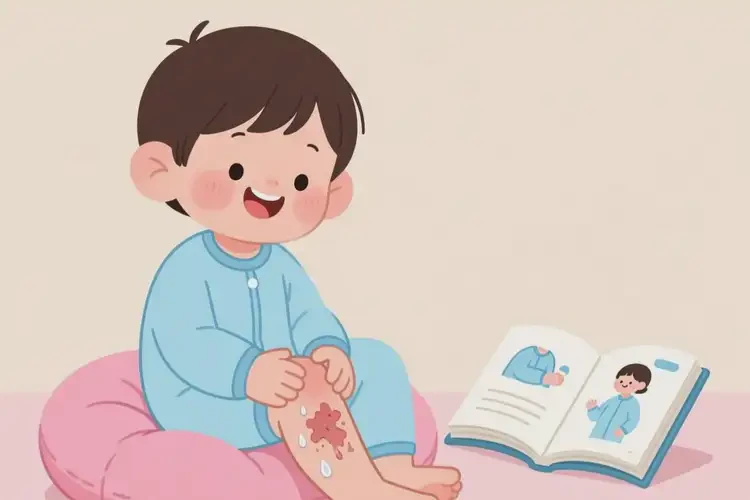 少兒小腿長濕疹能靠自己自愈嗎(圖1)