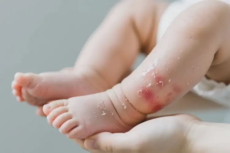 嬰幼兒小腿經(jīng)常起濕疹能徹底自愈嗎(圖1)