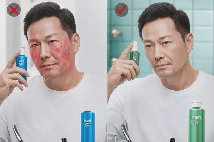 男性臉上出濕疹不管它會(huì)自己自愈嗎(圖1)