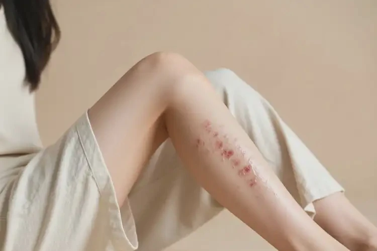 青年人大腿出現(xiàn)濕疹不管它會自己痊愈嗎(圖3)