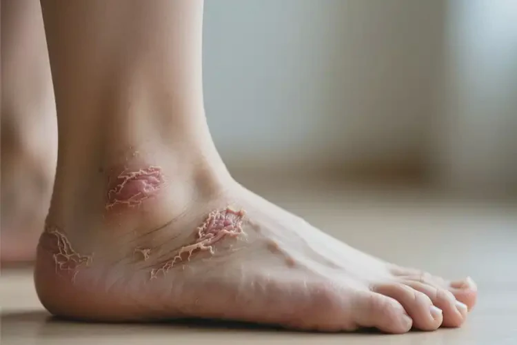 女人腳上出濕疹不管它會(huì)自己好嗎(圖3)