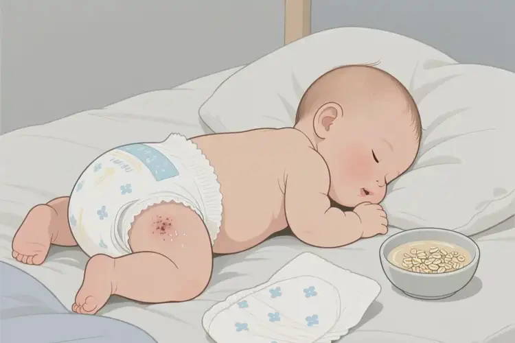 新生兒屁股上容易起濕疹能徹底自愈嗎(圖2)