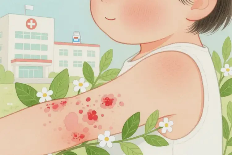 少儿手臂上容易长湿疹不管它会自己好吗(图4)