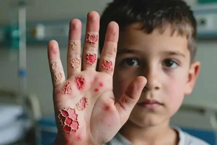 男生手上有濕疹不管它會(huì)自己好嗎(圖3)