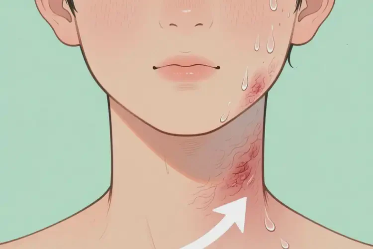 青少年脖子出現(xiàn)濕疹能靠自己自愈嗎(圖2)