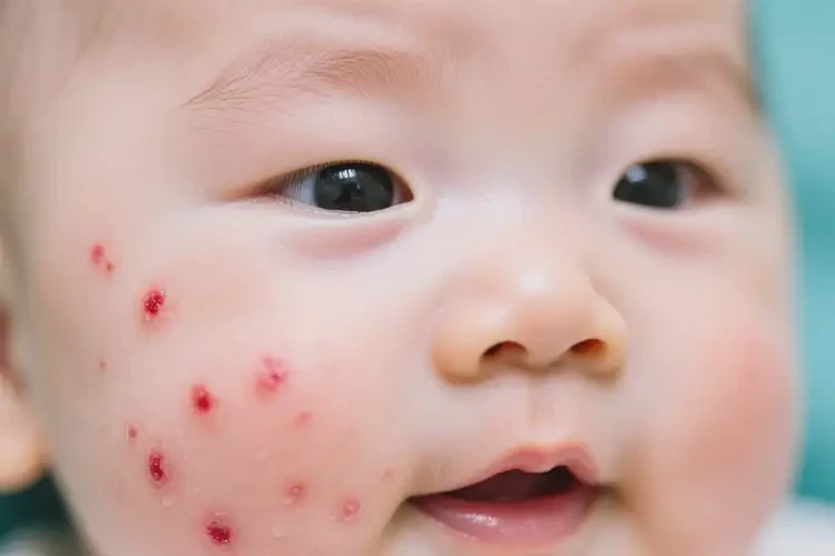 嬰兒臉上容易長濕疹可以徹底自愈嗎(圖4)