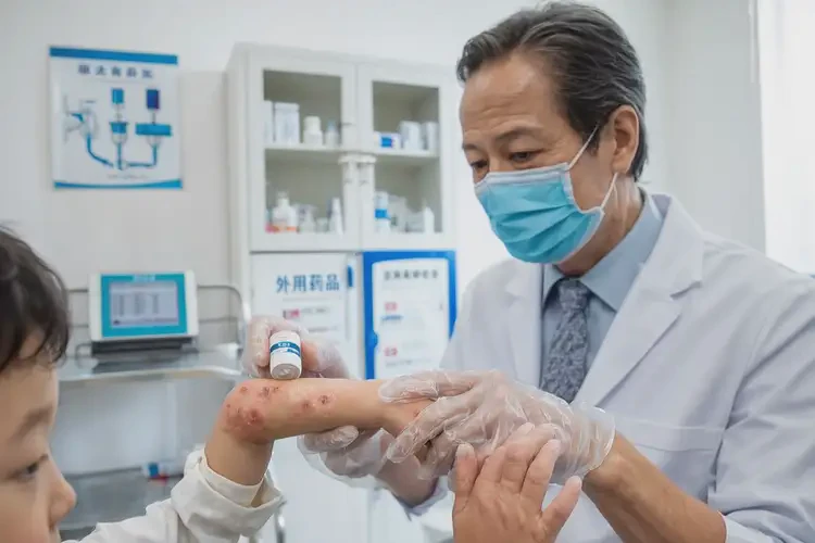 小孩手上出濕疹不管它會(huì)自己痊愈嗎(圖3)