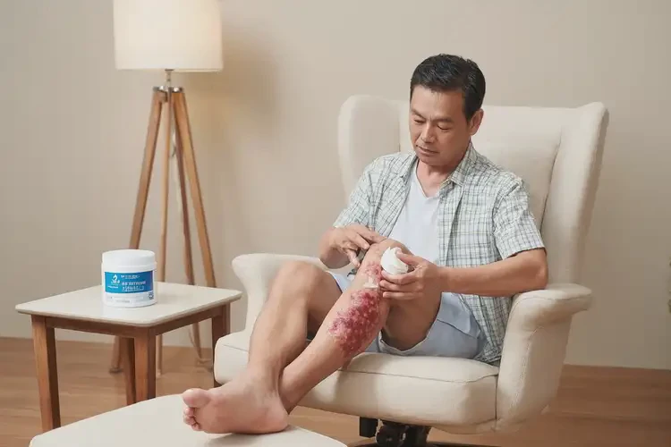 男性小腿上出濕疹不管它會(huì)自己自愈嗎(圖3)