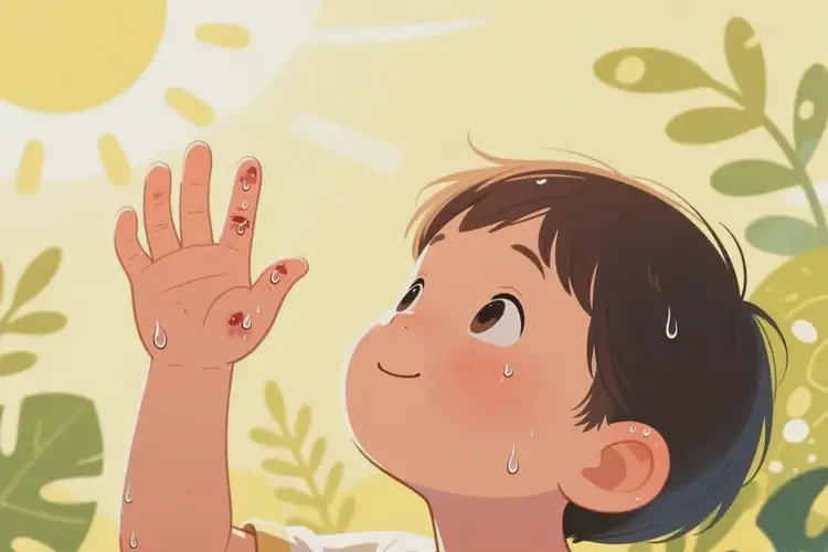 孩子手上偶爾起濕疹可不可以徹底自愈(圖2)