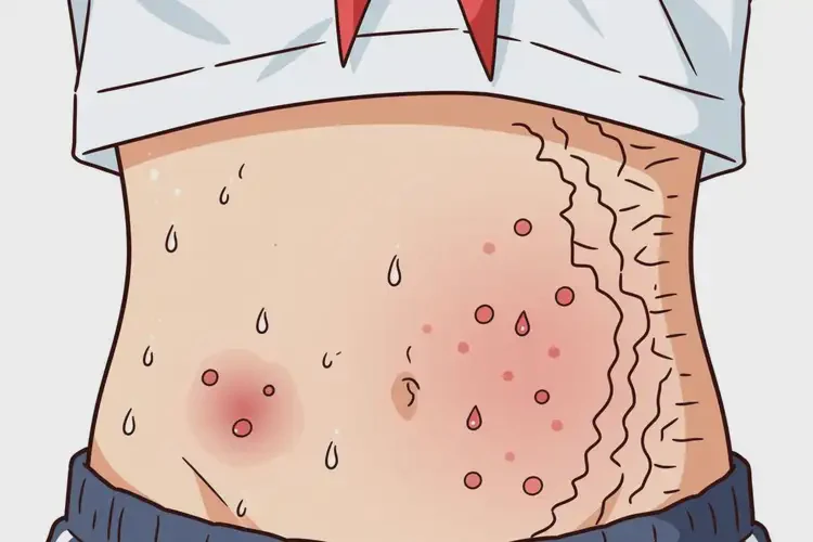 中學(xué)生肚子上偶爾起濕疹不管它會(huì)自己痊愈嗎(圖3)