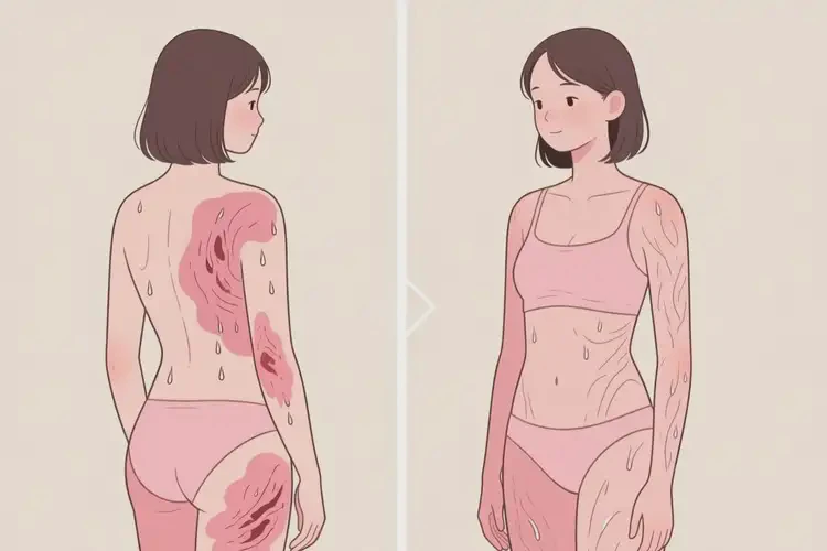 女生全身出濕疹能徹底自愈嗎(圖3)