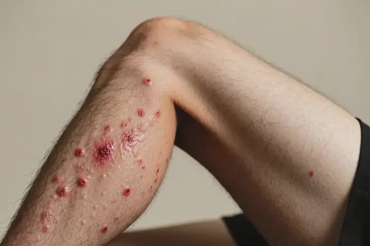 男性大腿起濕疹不管它會自己好嗎(圖2)