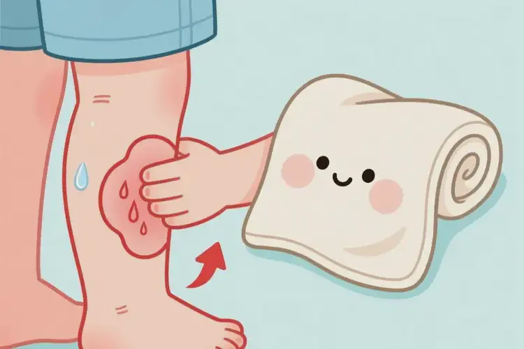 孩子小腿上起濕疹能夠徹底治愈嗎(圖2)