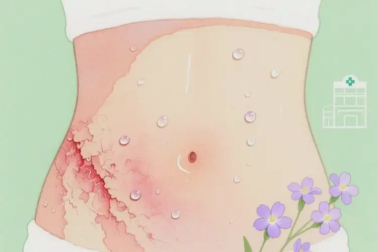女性肚子容易起濕疹可以徹底自愈嗎(圖2)