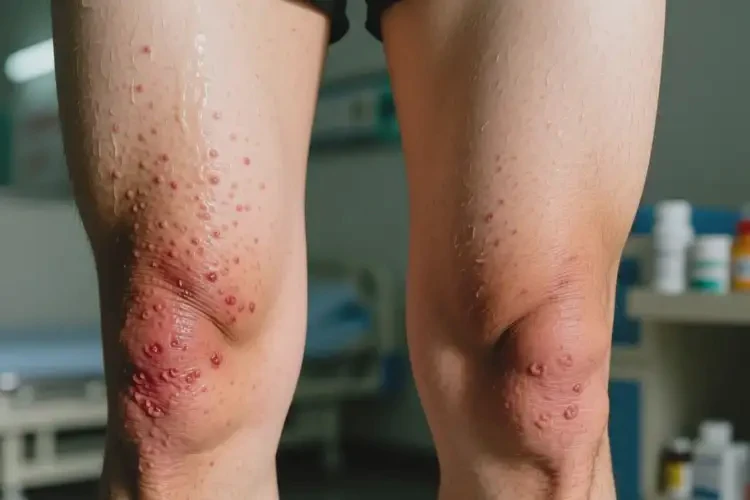 男性大腿上有濕疹可以徹底自愈嗎(圖4)