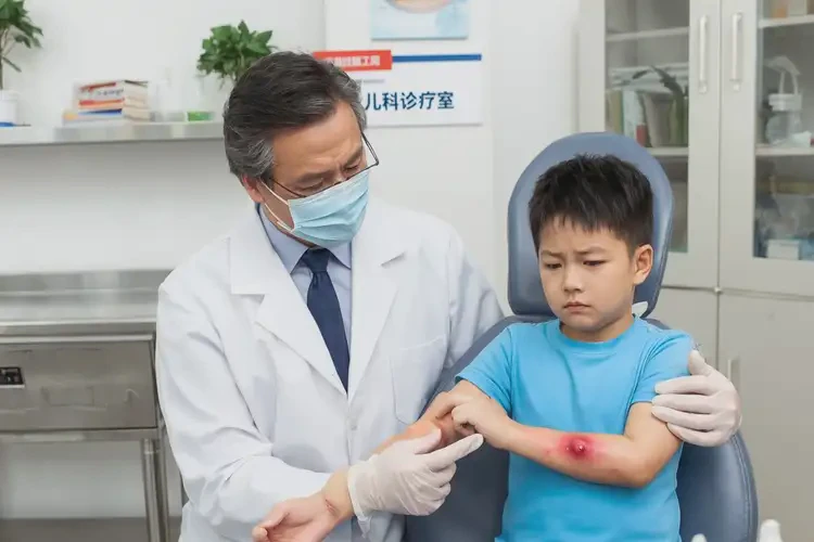 兒童手臂經(jīng)常長濕疹不管它會自己痊愈嗎(圖1)