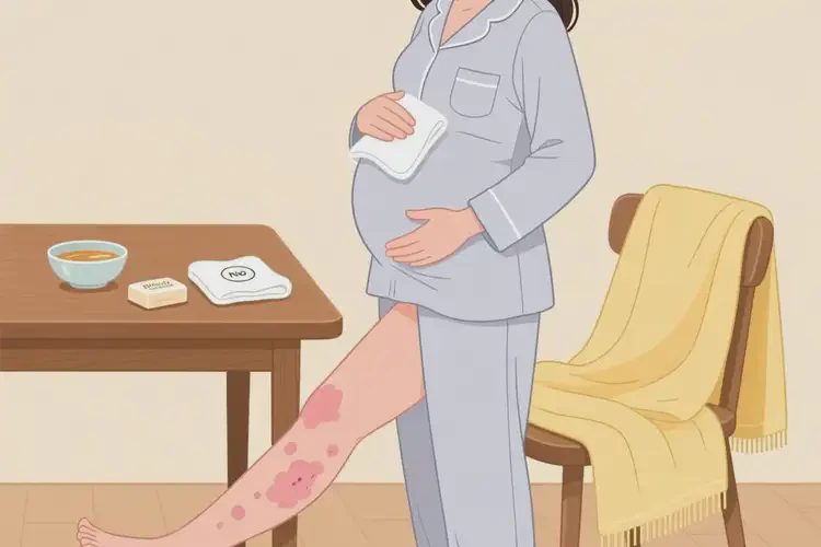 孕婦小腿上經(jīng)常起濕疹能靠自己自愈嗎(圖3)