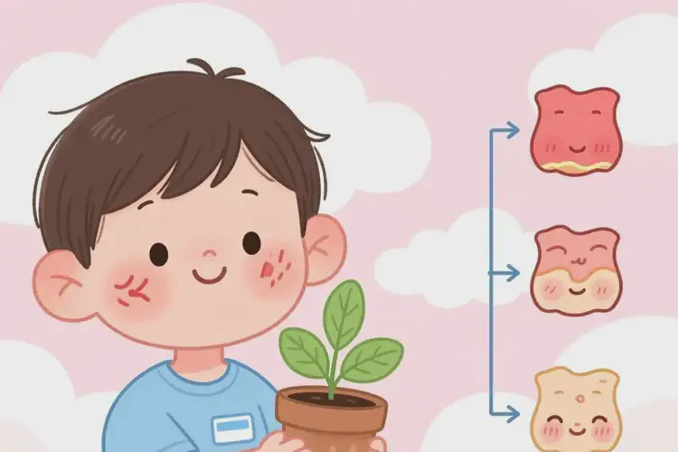 兒童臉上經(jīng)常起濕疹能徹底自愈嗎(圖3)