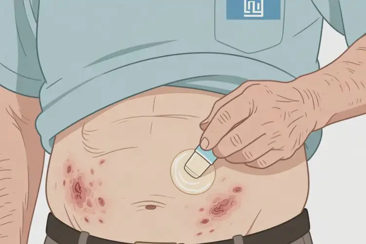 老人肚子起濕疹能夠徹底治愈嗎(圖3)