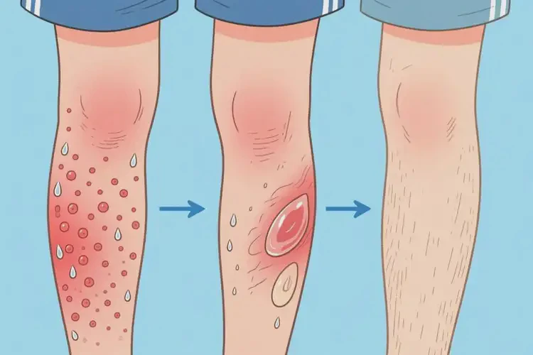 青少年小腿上容易起濕疹能不能徹底自愈(圖2)