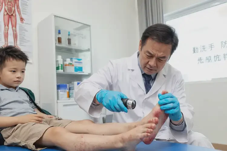 小兒腳上容易長濕疹不管它會自己自愈嗎(圖2)