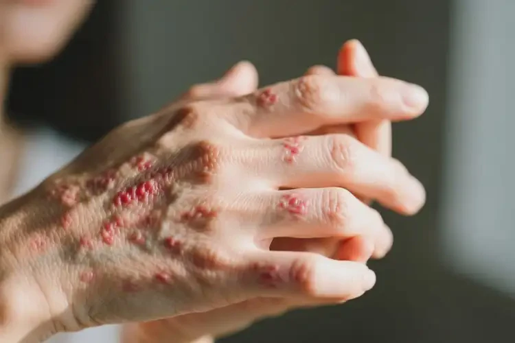 女人手上有濕疹不管它會(huì)自己好嗎(圖4)