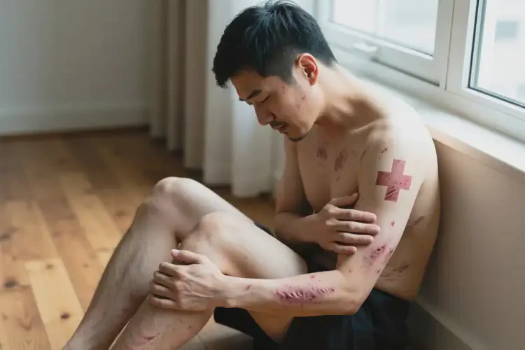 男性全身起濕疹能靠自己自愈嗎(圖1)