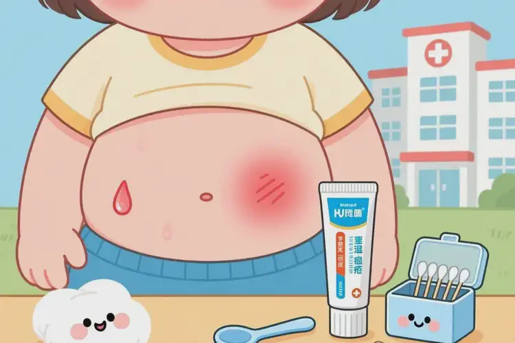 兒童肚子上容易起濕疹能夠徹底治愈嗎(圖3)