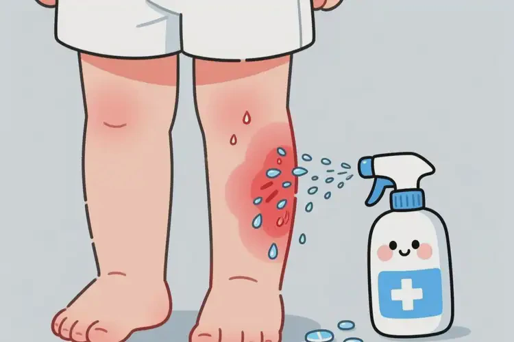 孩子小腿上起濕疹能夠徹底治愈嗎(圖3)