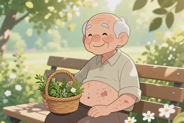 高齡老人肚子上有濕疹不管它會自己自愈嗎(圖2)